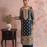 Perfect Teal Blue Color Readymade Suits With Thread And Sequin Work At Manufacturer Rate