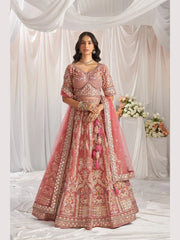 Stuning Outfit Bridal Special Net Lehenga Choli With Embroidered Work