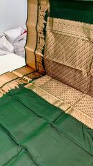 Rich Green Silk Saree