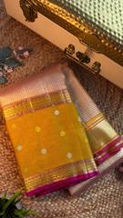 Golden Marigold Silk Saree
