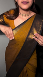 Golden Earth Silk Saree